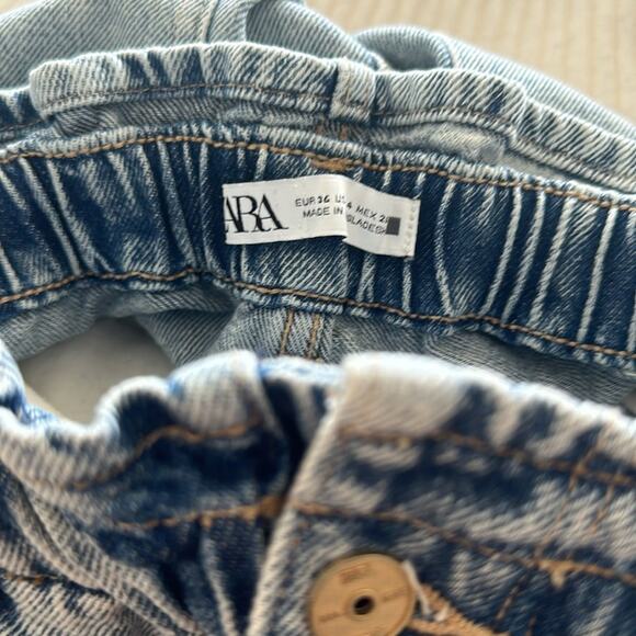 Zara Jean shorts Zara size 4 denim jean short mint condition - Picture 7 of 8